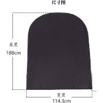 Egg chair cover for outdoor, hanging chair, waterproof, dustproof, black (190120cm)